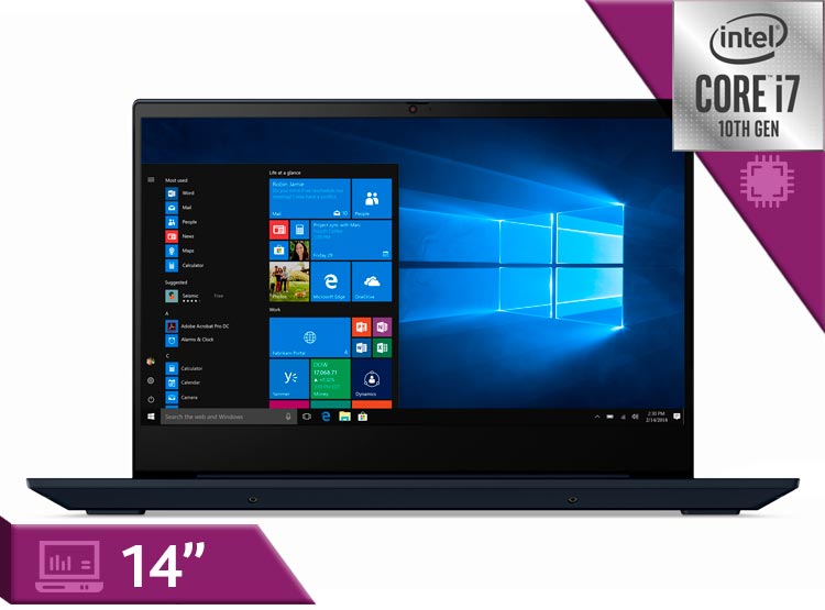 Lenovo IdeaPad S340: Intel Core i7-1065G7, 8 GB de RAM, SSD de 512 GB, HD de 14"