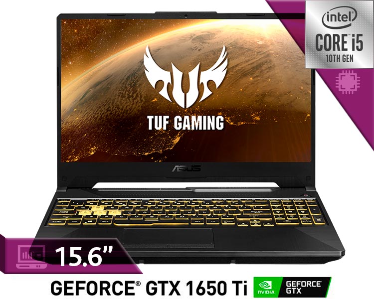 ASUS TUF F15 FX506LI - Intel Core i5-10300H, 16 GB de RAM, SSD de 256 GB + HDD de 1 TB, GTX 1650 Ti, pantalla FHD de 15,6" y 144 Hz