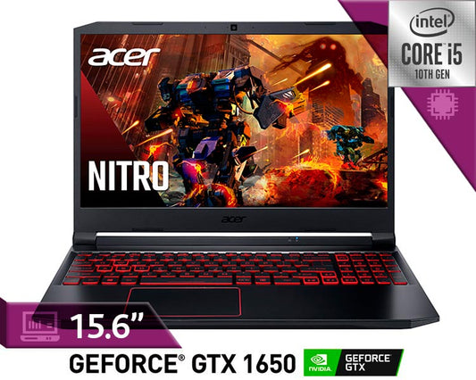 ACER NITRO 5 i5-10300H 16 GB RAM 512 GB SSD NVIDIA GTX 1650 15.6" 144 HZ