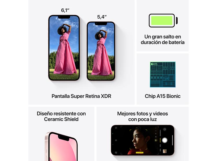 iPhone 13 (128 GB / Pink/ Rosado)