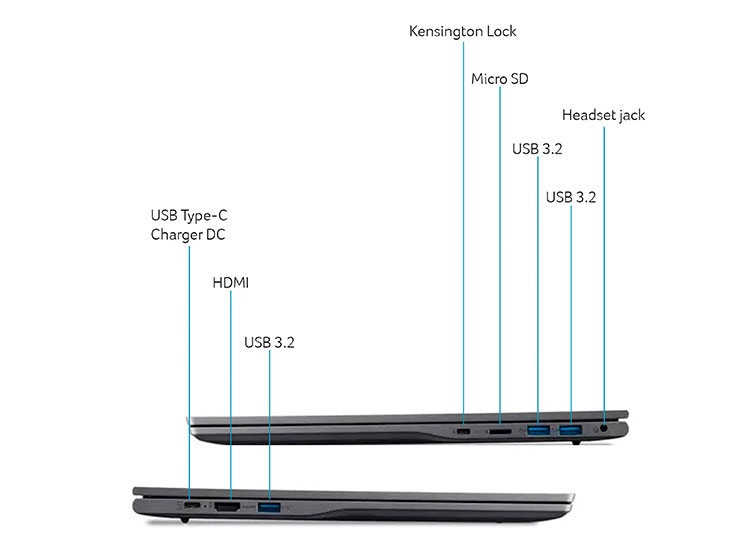 Acer Aspire Lite Intel Core i7-1255U 16" FHD IPS 16GB 512GB SSD Windows 11