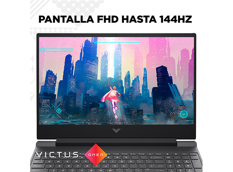 HP Victus 15-FA0025LA Intel Core i5-12450H 16GB RAM 512GB SSD RTX 3050 15,6" FHD 144Hz NUEVO OPEN BOX