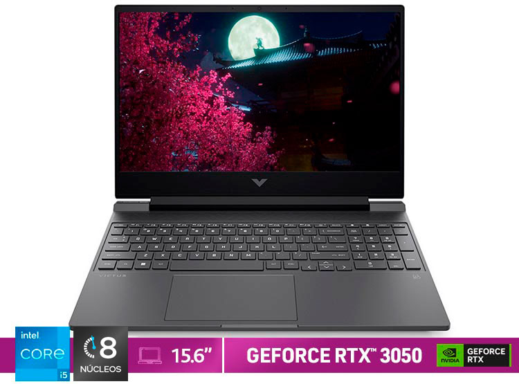 HP Victus 15-FA0025LA Intel Core i5-12450H 16GB RAM 512GB SSD RTX 3050 15,6" FHD 144Hz NUEVO OPEN BOX