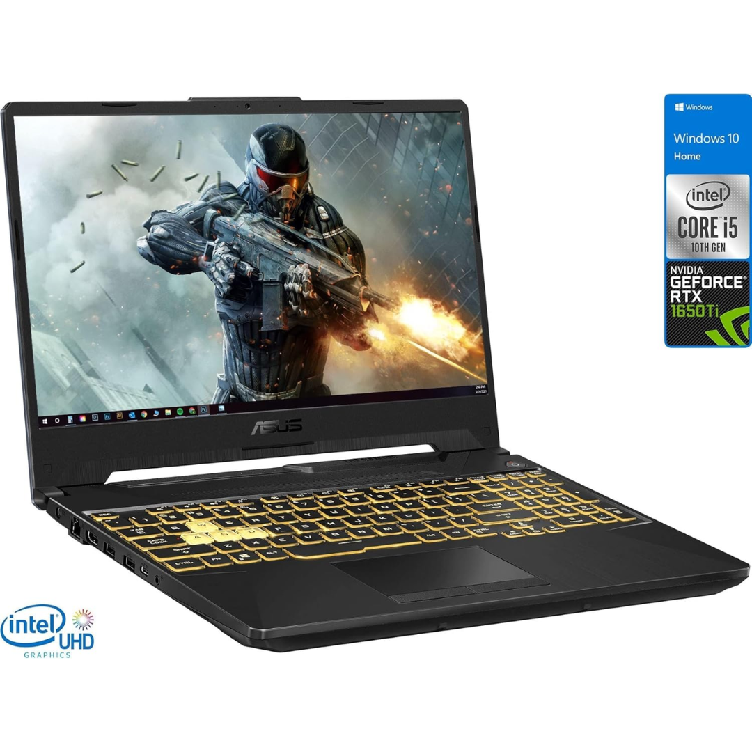 ASUS TUF F15 - Intel Core i5 de 10TH GEN, 8GB de RAM, SSD de 512 GB, pantalla FHD de 15,6" y 144 Hz