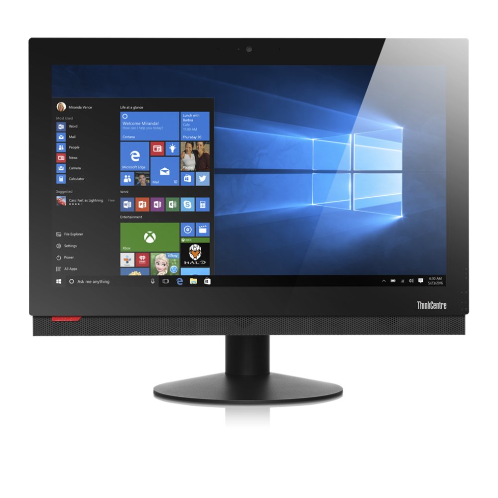 Lenovo ThinkCentre M810z AIO / Intel Core i5 / 8GB RAM / 256GB SSD+ 1TB HDD / 21.5″ FHD