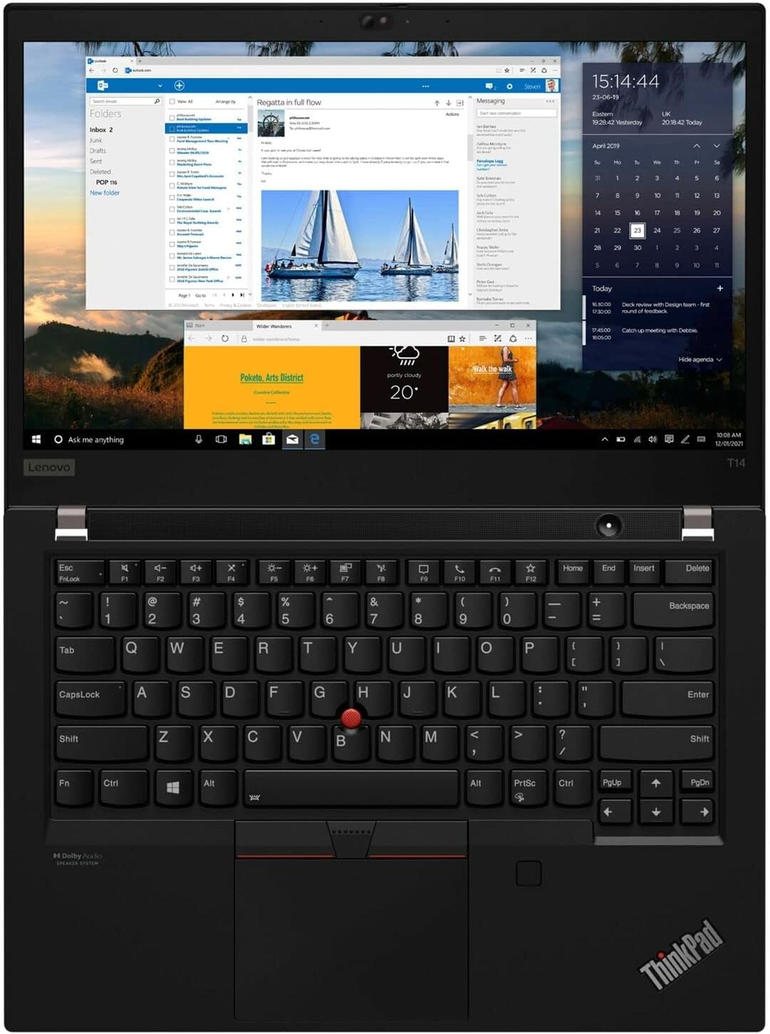 Lenovo ThinkPad T14 Gen 2 / Intel Core i7 / 512GB SSD / 16GB Ram / 14″ FHD