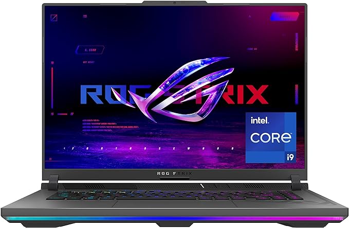 ASUS ROG Strix G16 (2023) Laptop para juegos, 16" 16:10 FHD 165Hz, GeForce RTX 4070, Intel Core i9-13980HX, 32GB DDR5, 1TB PCIe SSD, Wi-Fi 6E, Windows 11, G614JI-AS94, Eclipse Gray