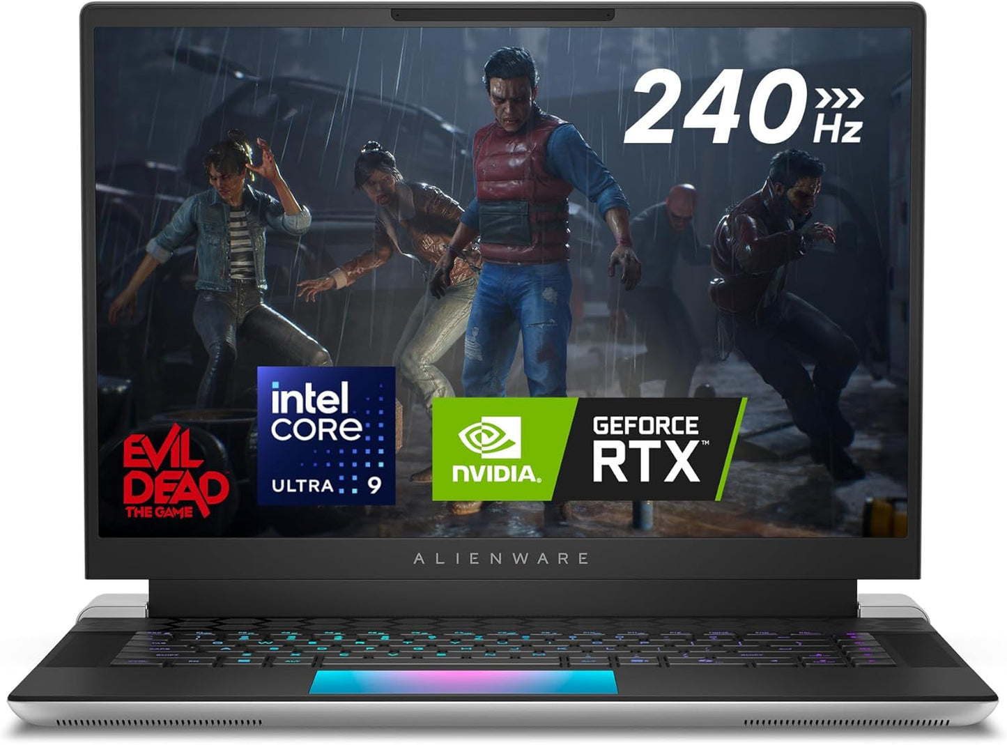 Alienware Laptop para juegos X16 R2 - Pantalla QHD+ 240Hz de 3ms de 16 pulgadas, Intel Core Ultra 9-185H, 32GB LPDDR5X RAM, 1TB SSD, NVIDIA GeForce RTX 4080 12GB GDDR6, Windows 11 Home