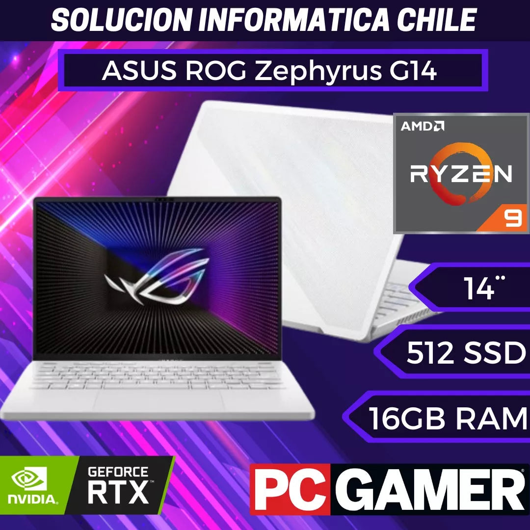 ASUS ROG Zephyrus G14 (Ryzen9 7940HS / 16 GB / 512 GB SSD / RTX 4060 8 GB / 165 Hz)