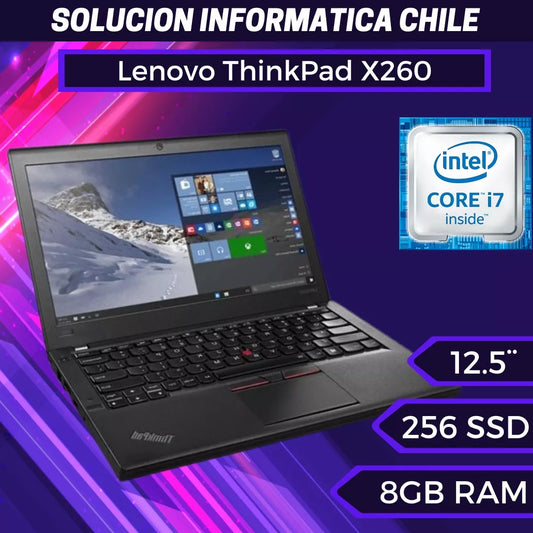 Lenovo Thinkpad X260 I7-6600u RAM 8 Gb SSD 256 GB