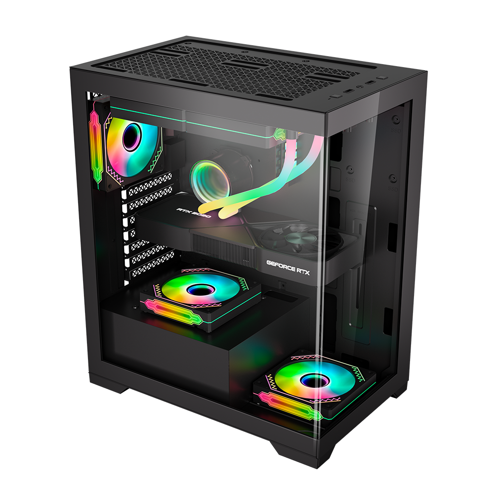 PC Gamer Sunfyre 5, AMD Ryzen 5 5600GT, SSD M.2 NVMe 500GB, RAM 32GB, RTX 3060 12G, Refrigeración 240