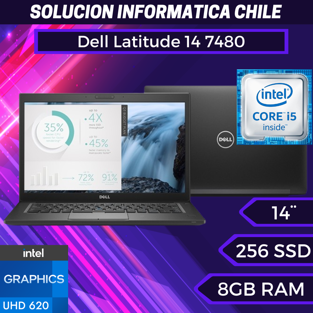 Dell Latitude 14 7480 / i5-7300U / 8GB RAM / 256GB SSD