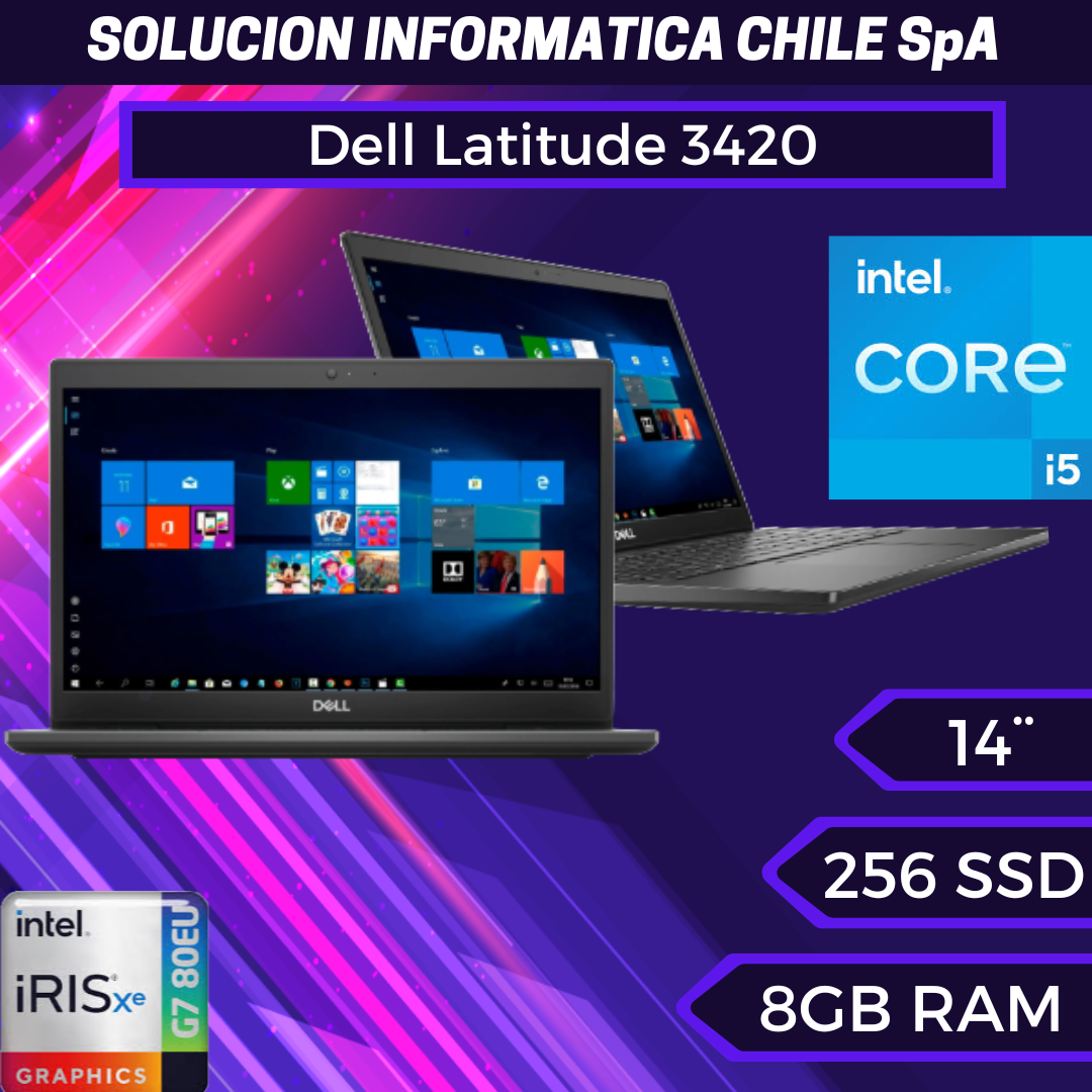 Dell Latitude 3420 i5 8GB SSD 256GB 14" Windows 10 Pro