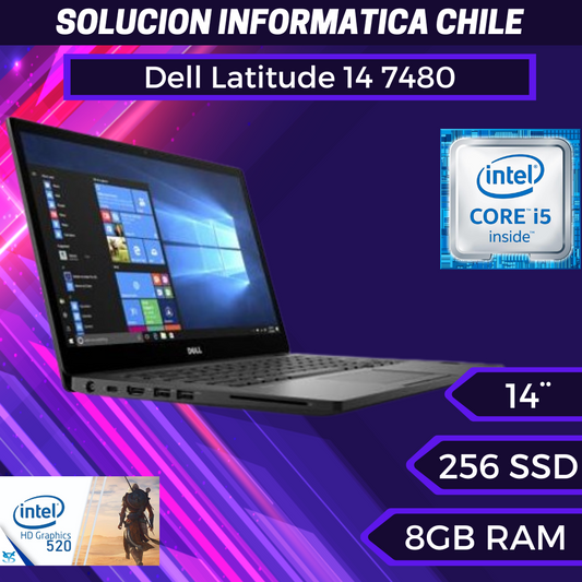 Dell Latitude 14 7480 i5-6300U / 8GB RAM / 256GB SSD