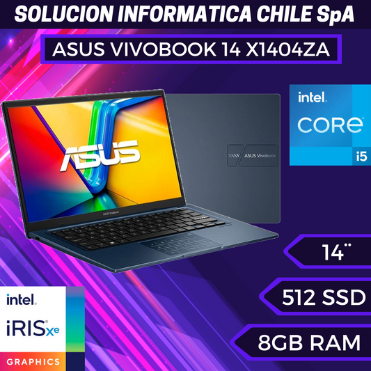 ASUS VIVOBOOK 14 X1404ZA INTEL CORE I5 8 GB RAM 512 GB SSD 14"