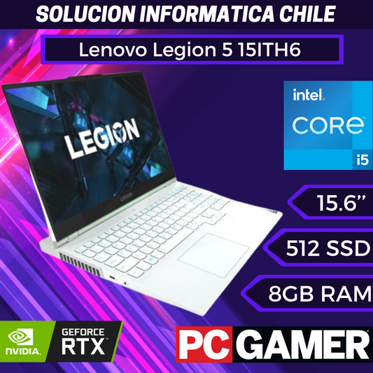 Lenovo Legion 5 15ith6 I5-11400h Ram 8 Gb Ssd 512 Rtx3050ti