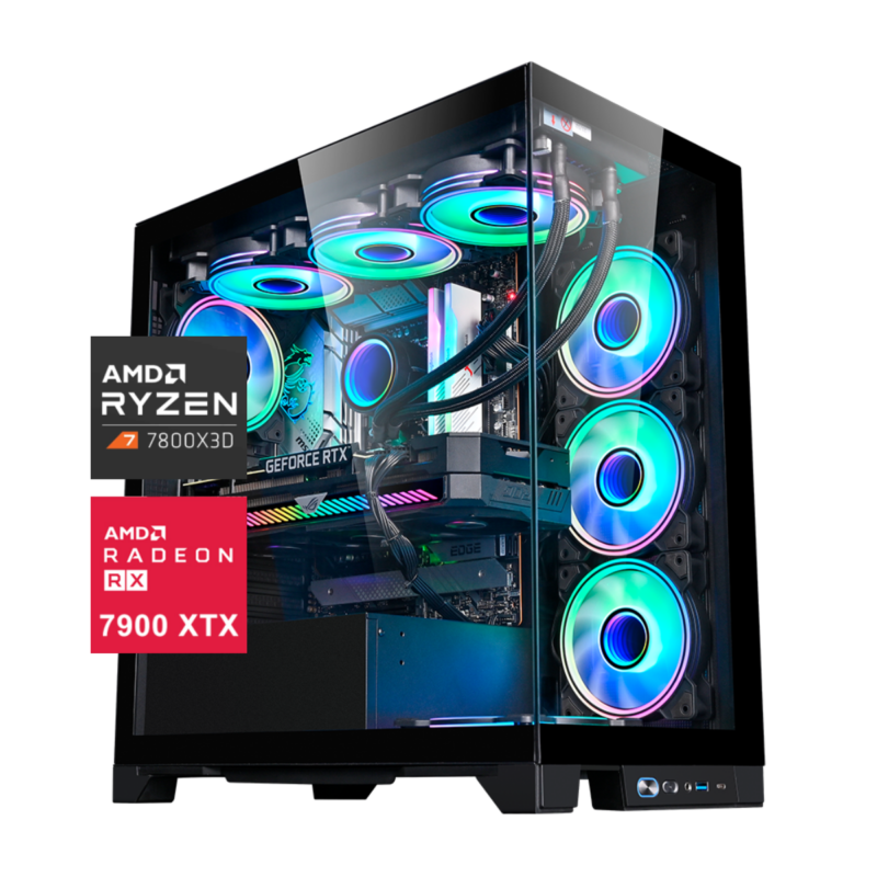 Pc Gamer Navi 7900XTX: Ryzen 7 7800X3D, 64GB Ram, SSD m.2 1TB Gen4, RX 7900XTX 24GB