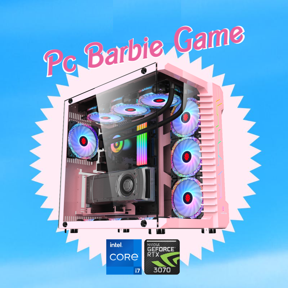 PC Barbie Game: Intel Core i7-12700KF, SSD M.2 1TB Gen4, RAM DDR5 32GB, RTX 3070