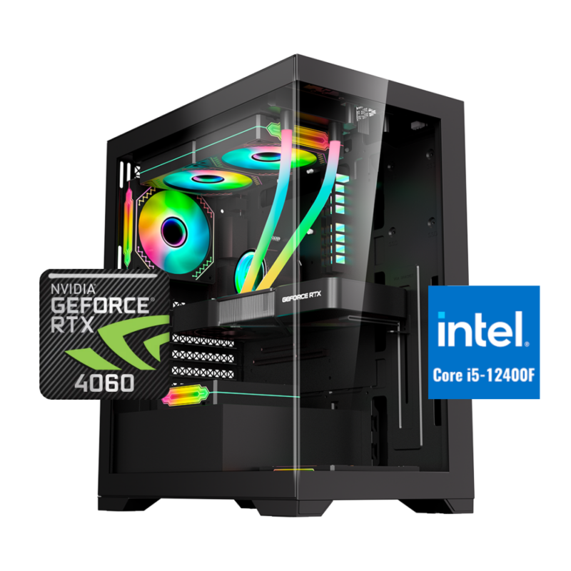 Pc Gamer Sonic Intel Core I5 12400f, 16gb, 1TB (NVMe, Gen3), RTX 4060 8GB