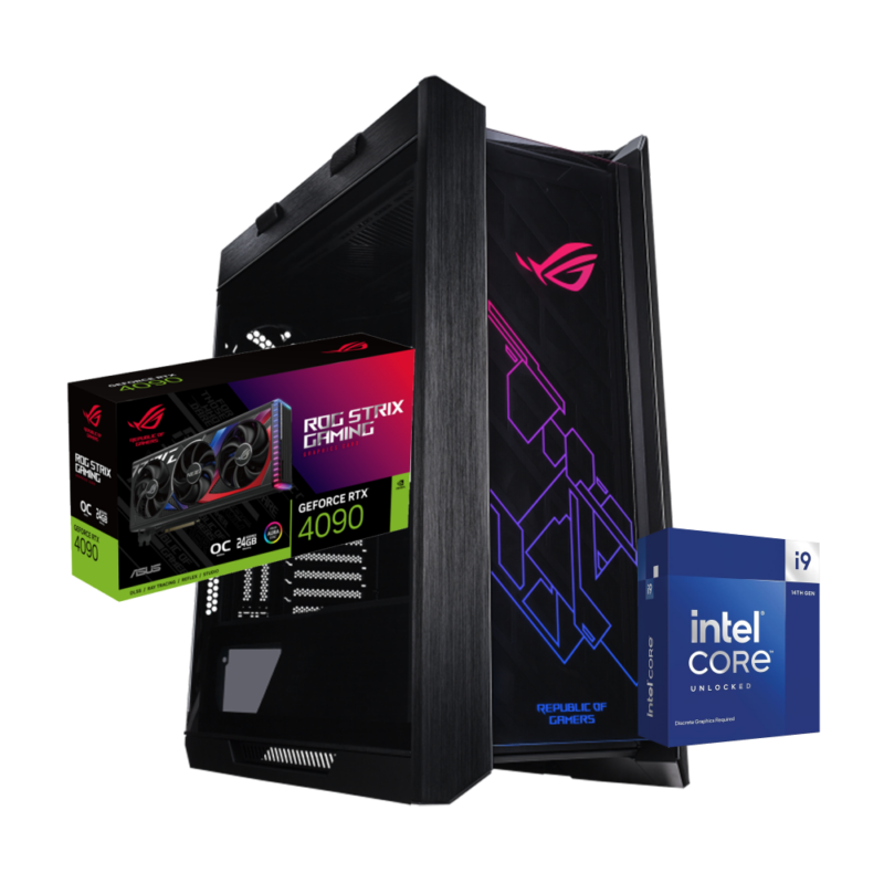 Pc Gamer Asus Strix: Intel Core i9 14900KF, 64GB DDR5 5600mhz, 2TB (NVMe, Gen4),RTX 4090 24GB