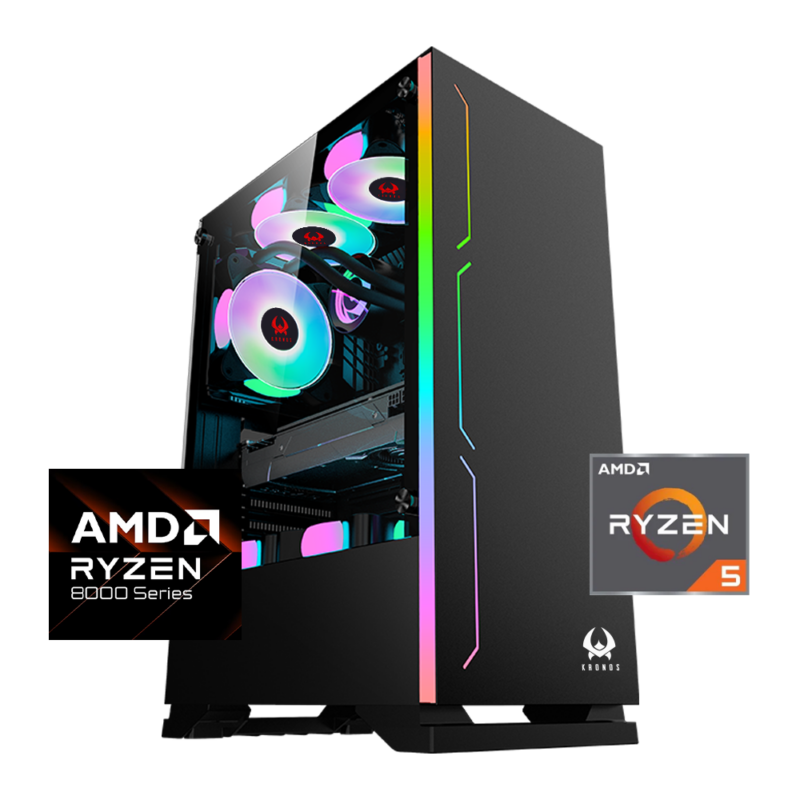 PC Gamer Titan 5: Ryzen 5 8500G, SSD M.2 de 1TB, Radeon 740M, 32GB RAM DDR5