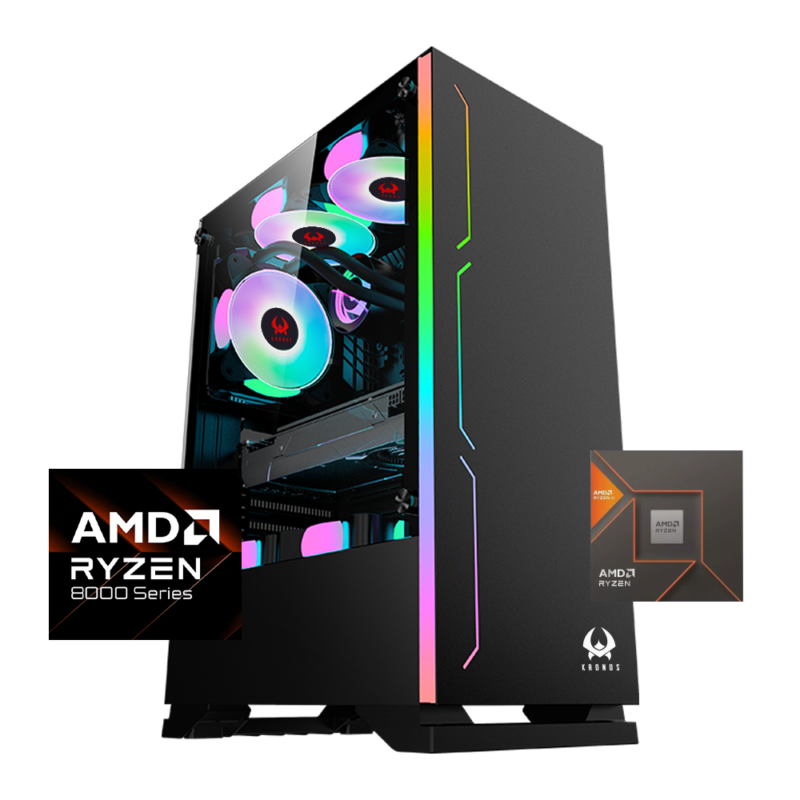 PC Gamer Titan 6: Ryzen 5 8600G, SSD M.2 de 1TB, Radeon 760M, 32GB RAM DDR5